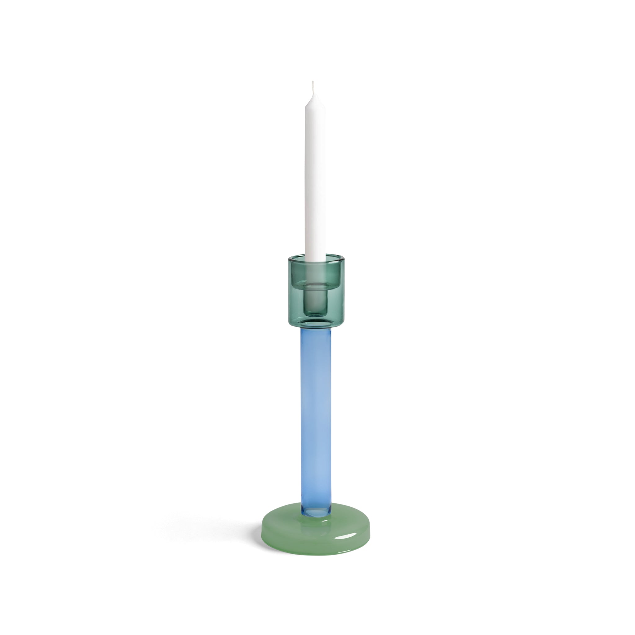 Candleholder Bole large green / jade